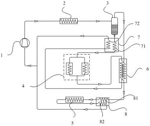 Outdoor unit for split-type refrigerating equipment and split-type refrigerating equipment