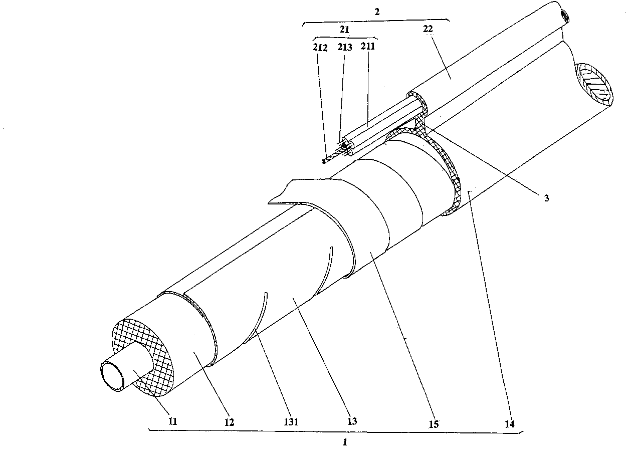 Leaky-waveguide coaxial cable