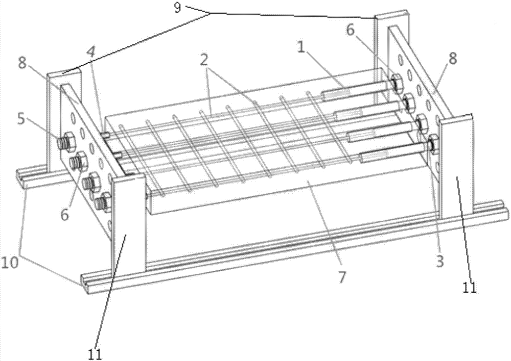 Precise centring die device for prefabricated concrete structure grouting sleeve