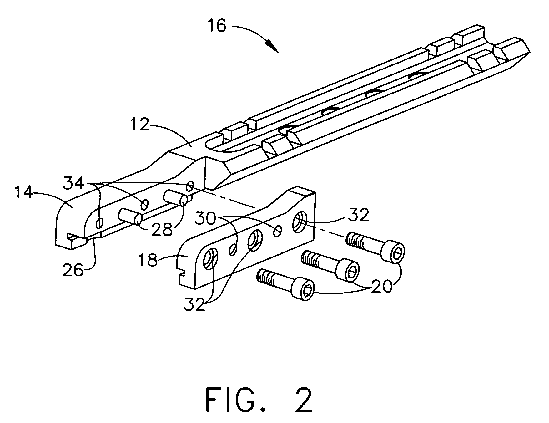 Telescope sight mount for a firearm