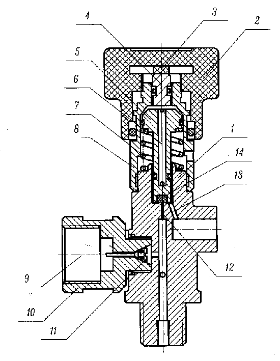 Bottle valve for air respirator