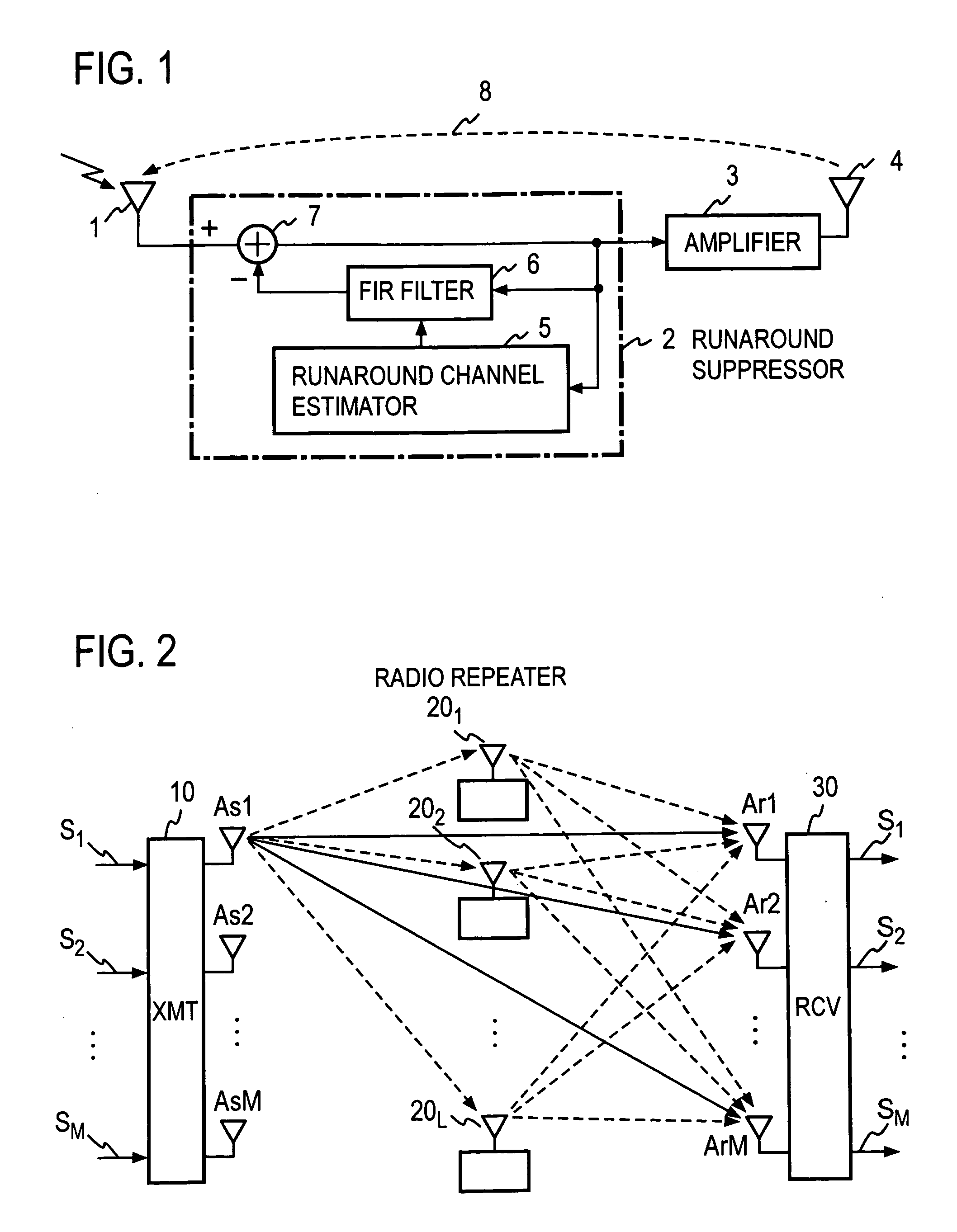 Radio repeater and radio relay transmission method