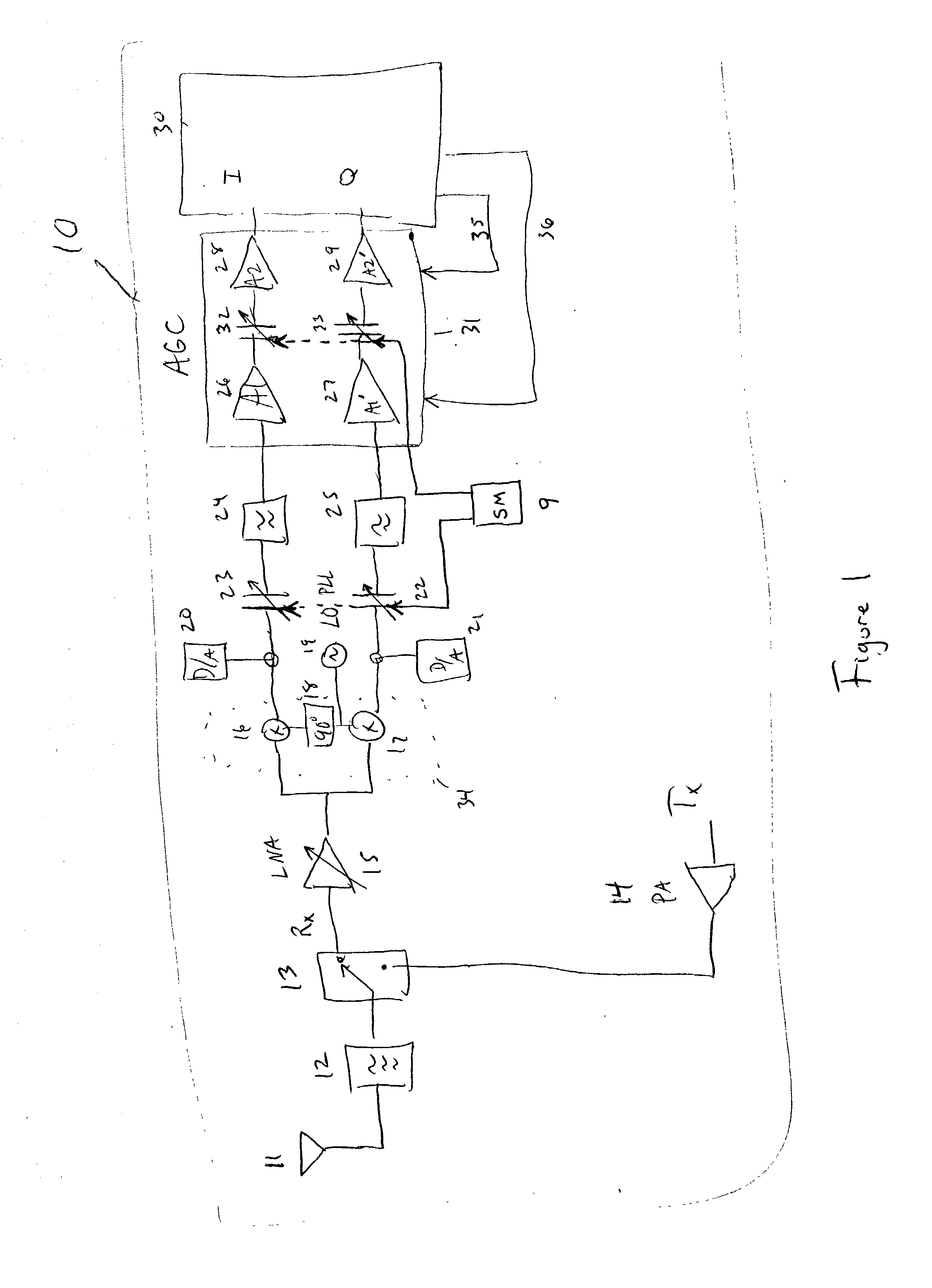 DC offset cancellation in a zero if receiver