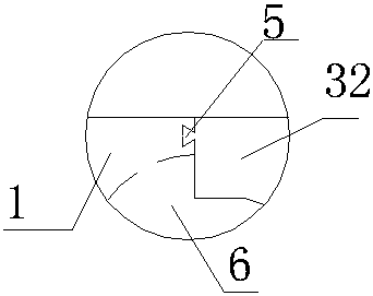 Asphalt ductility test mode convenient to mount and dismount, and manufacturing method of test sample