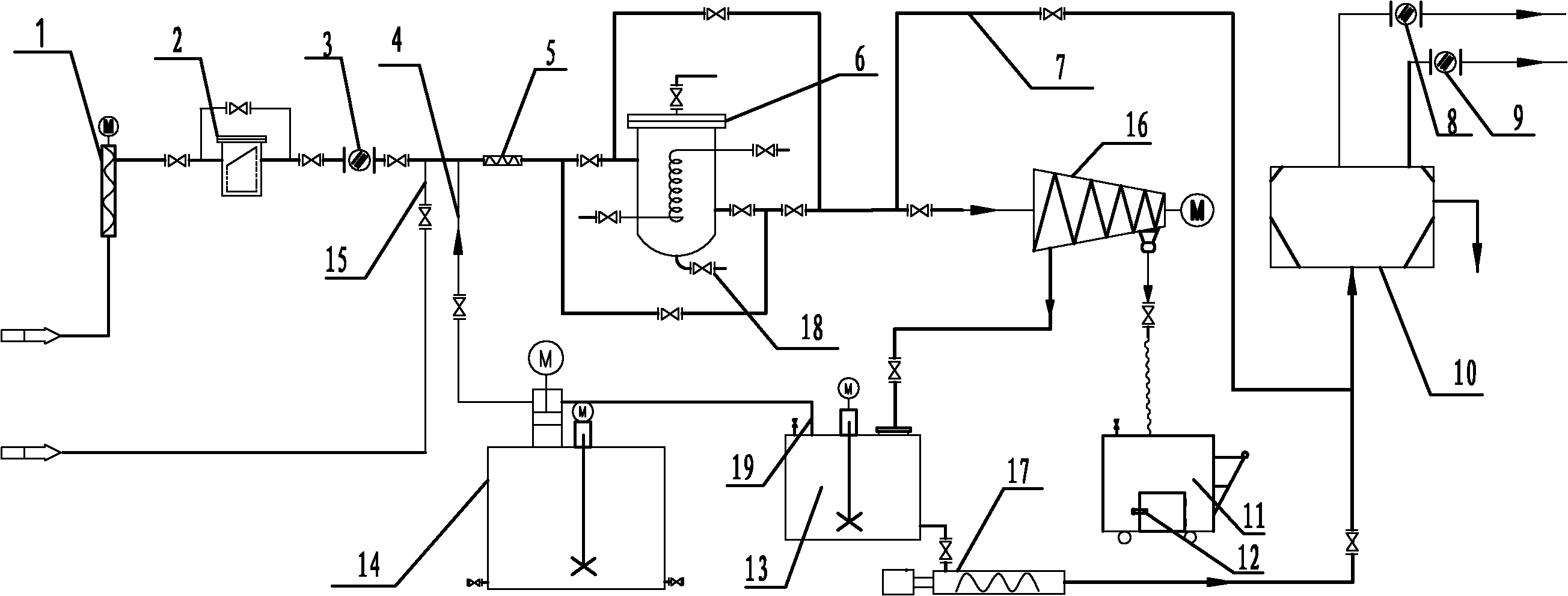 Recovery treatment device for aging oil of oil fields