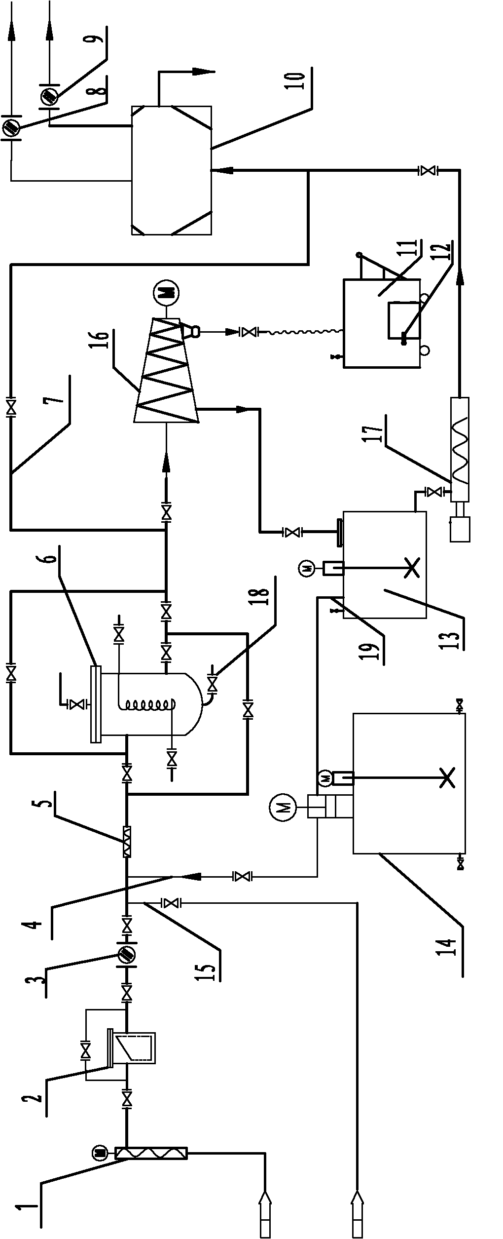 Recovery treatment device for aging oil of oil fields