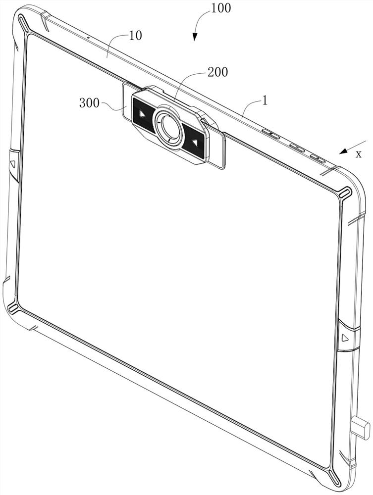 Externally-hung microscope and intelligent terminal