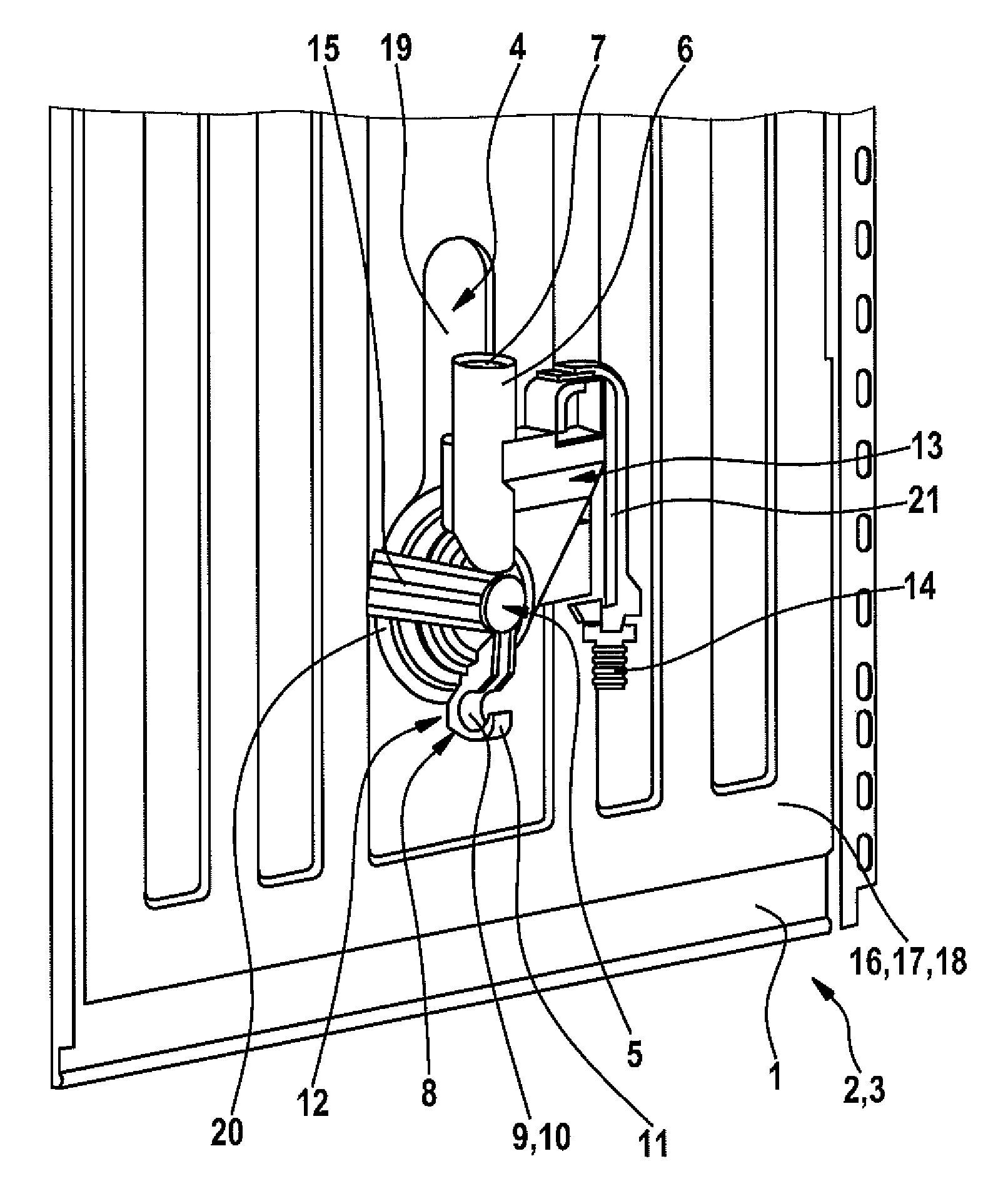 Water-conducting domestic appliance