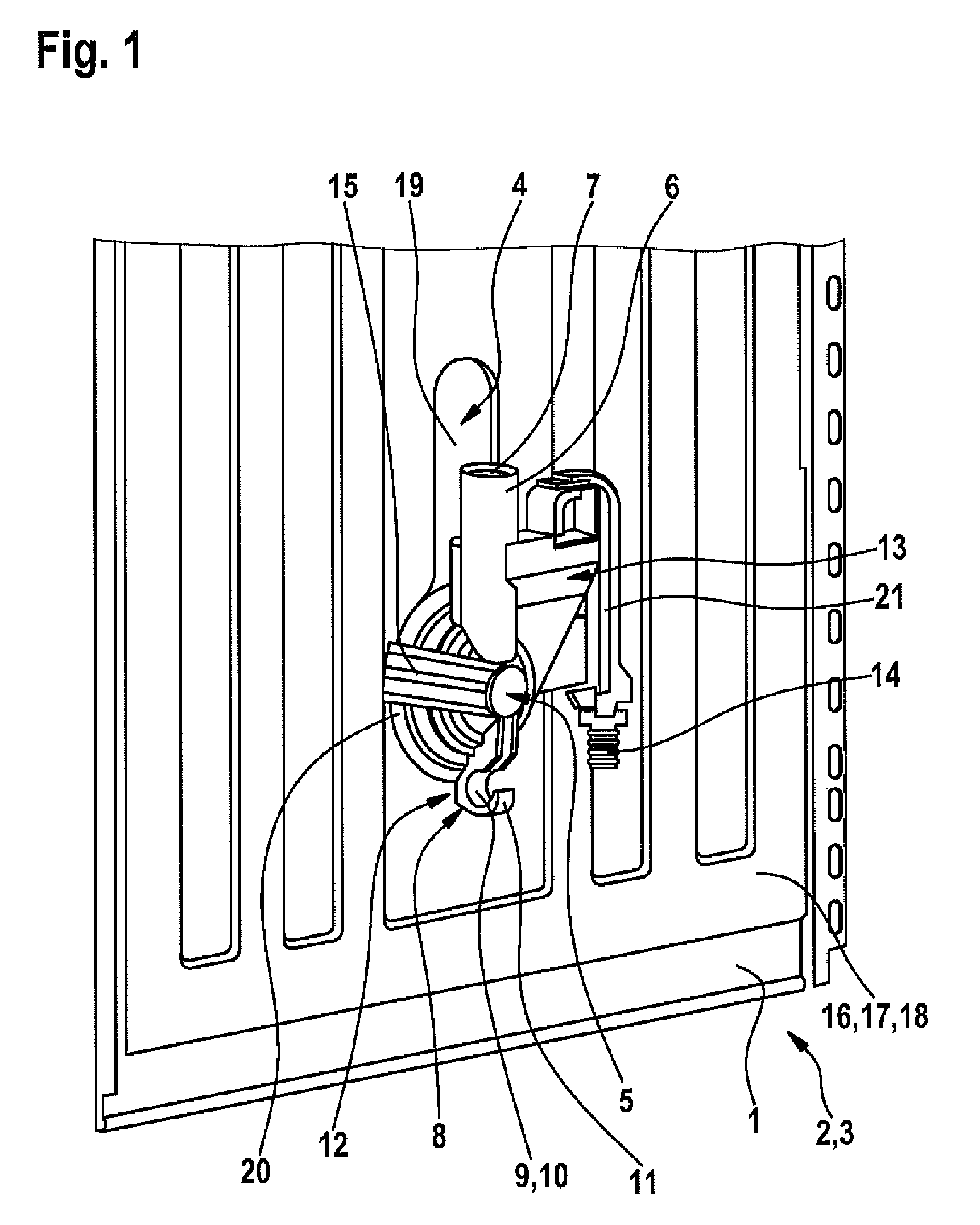 Water-conducting domestic appliance