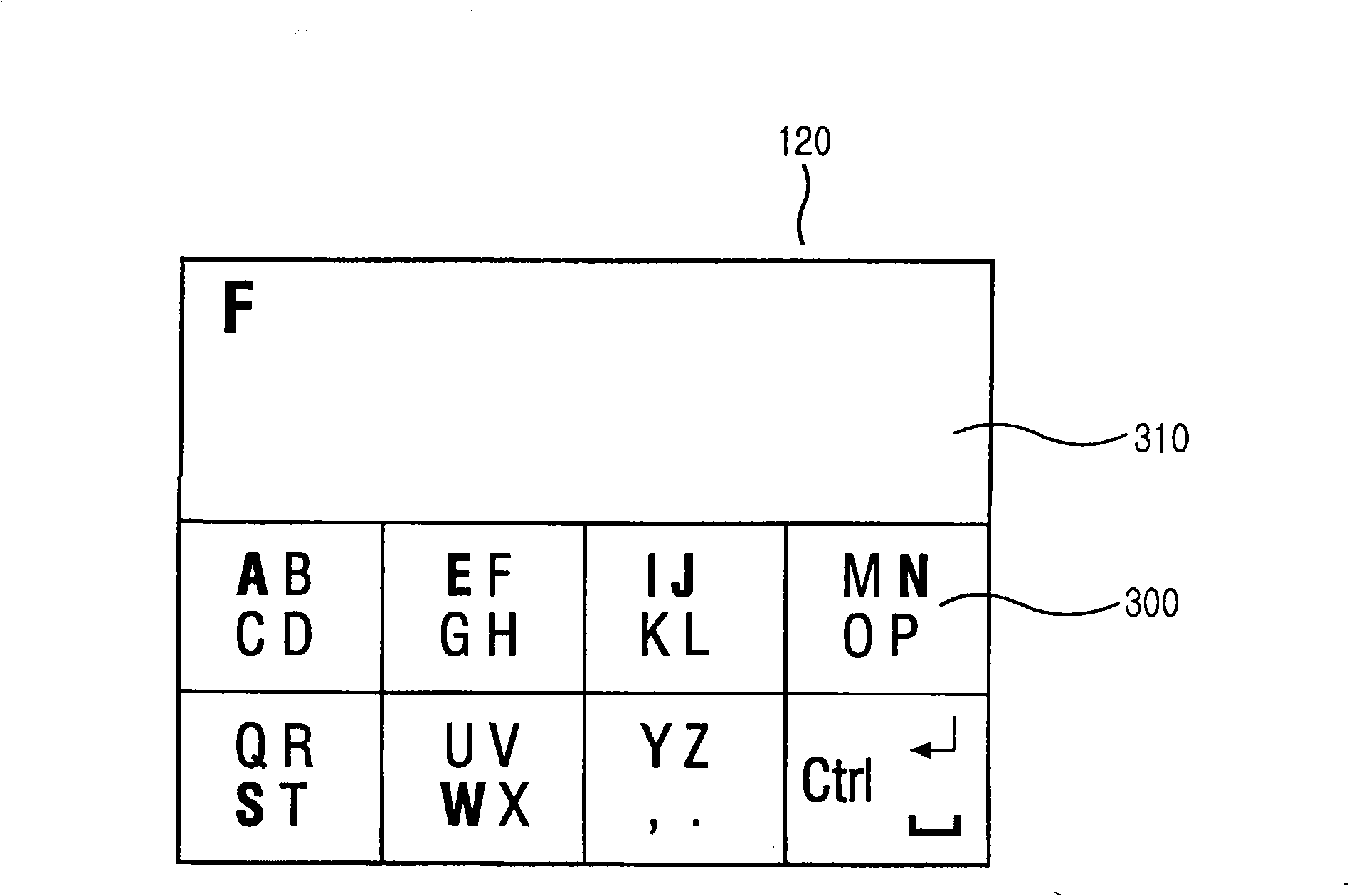 Character input apparatus and method