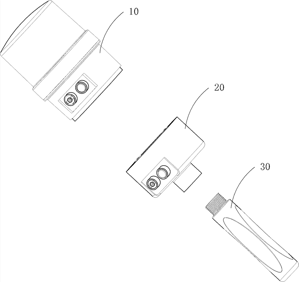 Portable rotation colored lamp