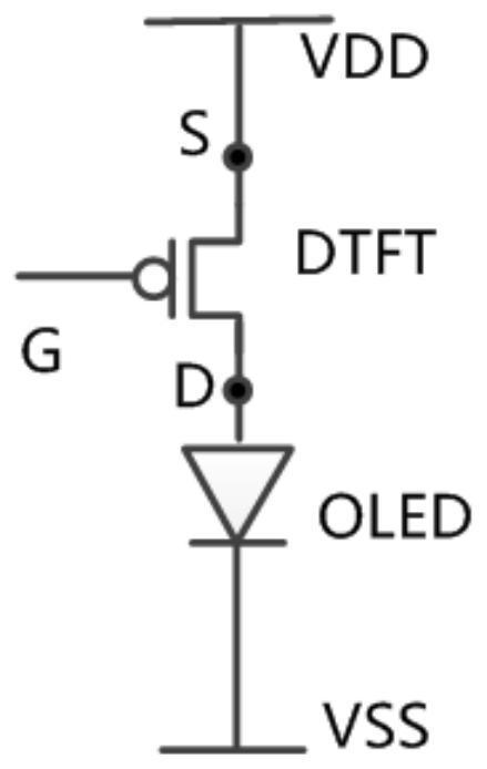 Driving transistors, array substrates and display panels