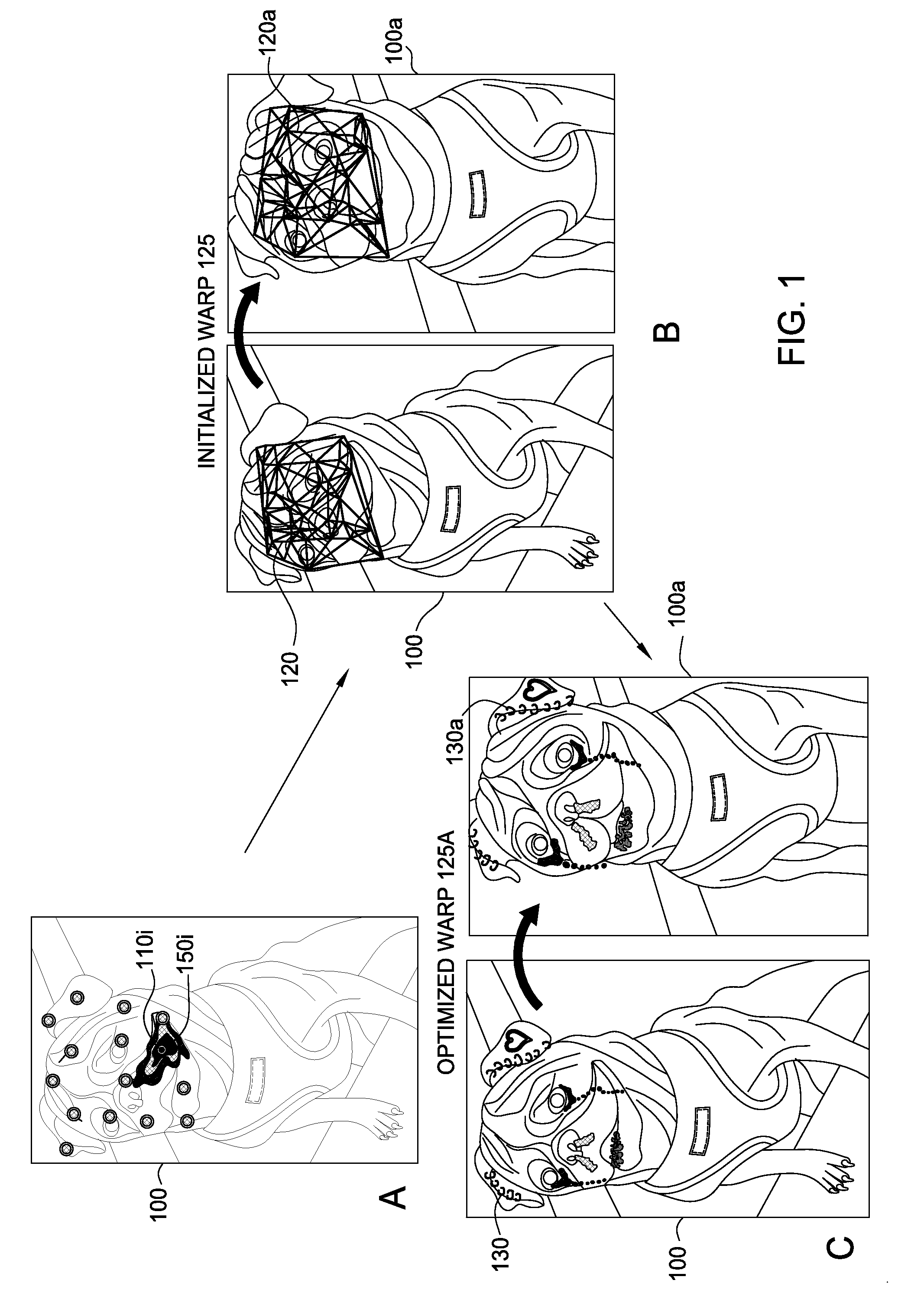 Transfusive image manipulation