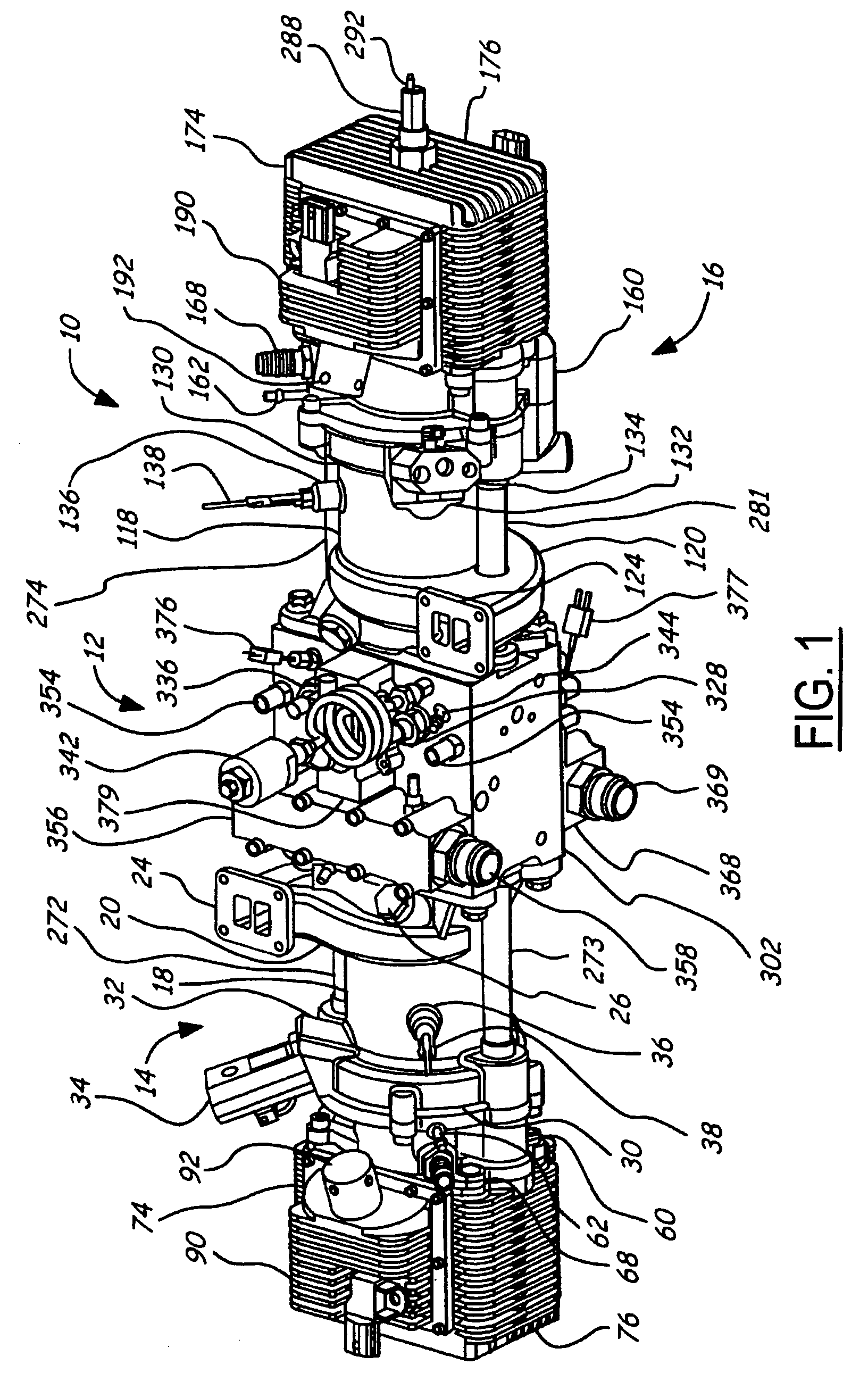 Piston guides for a free piston engine