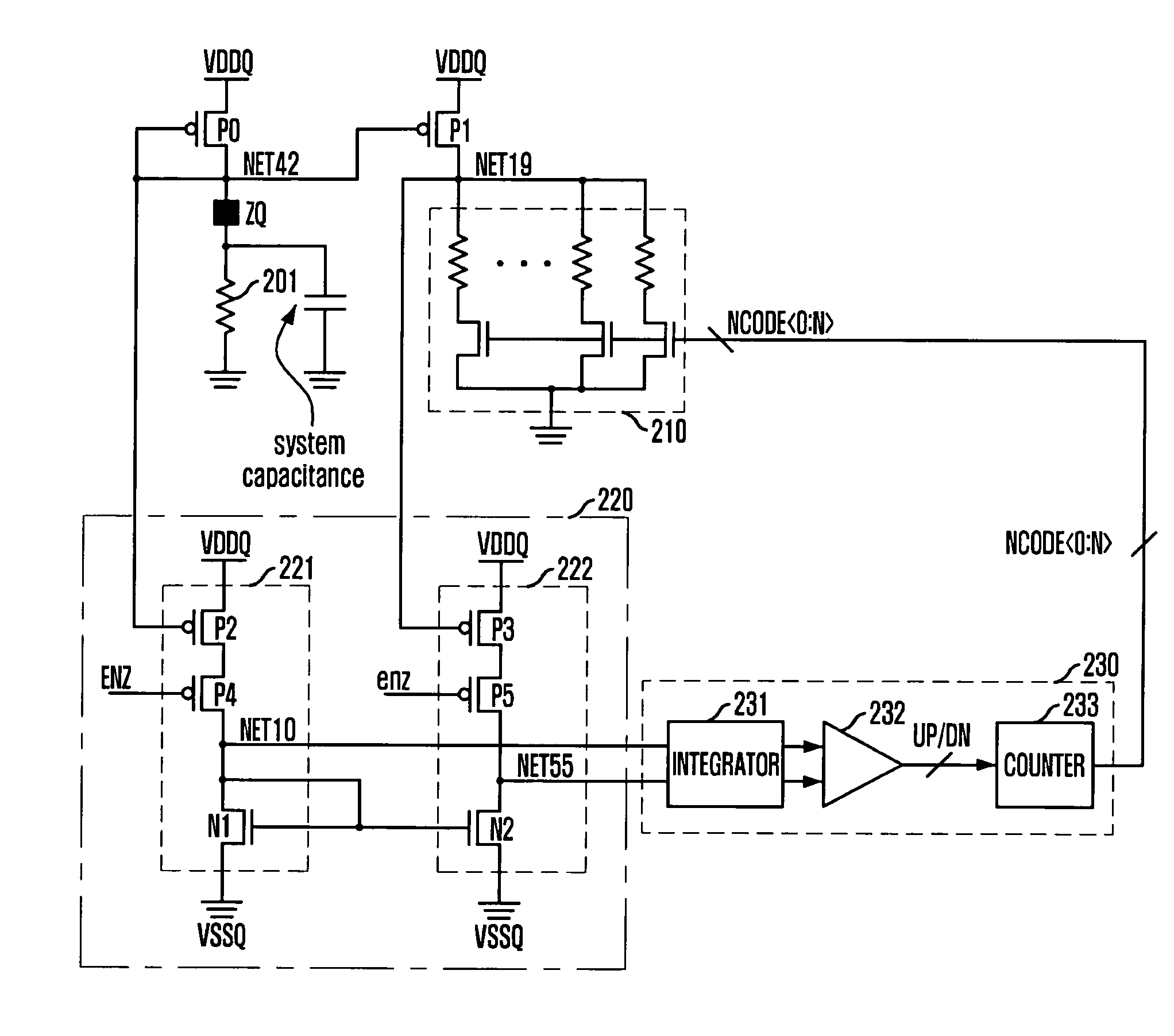 On die termination circuit and method for calibrating the same