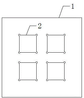 Substrate fixing base of concentrating photovoltaic circuit