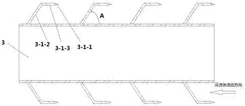 A heat exchanger with a pointed structure outside the tube