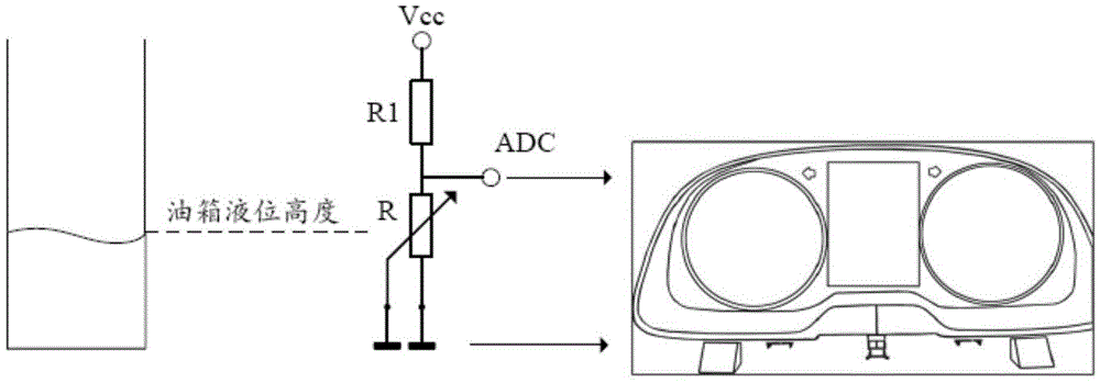 Oil mass detection method