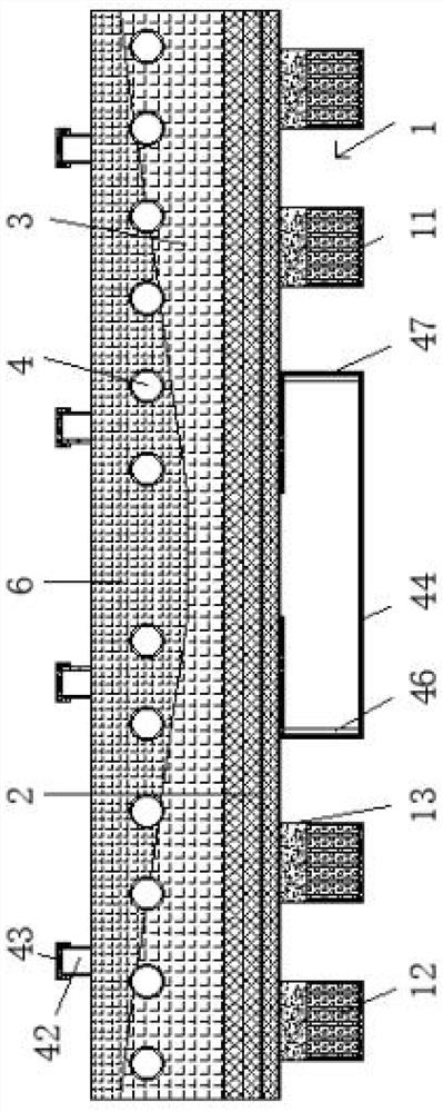 An urban road pavement structure