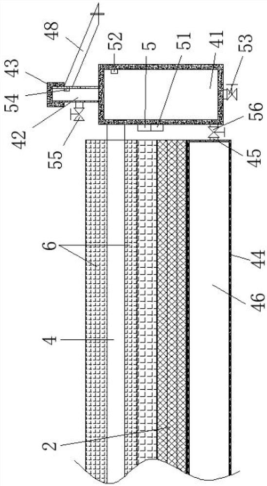 An urban road pavement structure