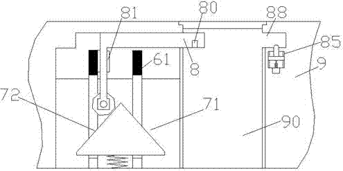 Protection device for municipal inspection shaft and operation method of protection device