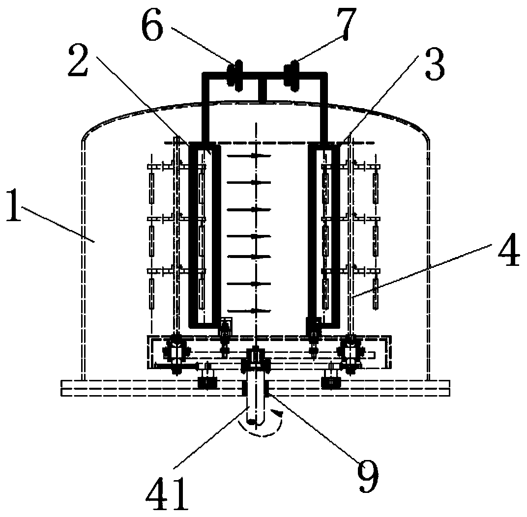 Plasma cleaning device of coated substrate, and use method of plasma cleaning device