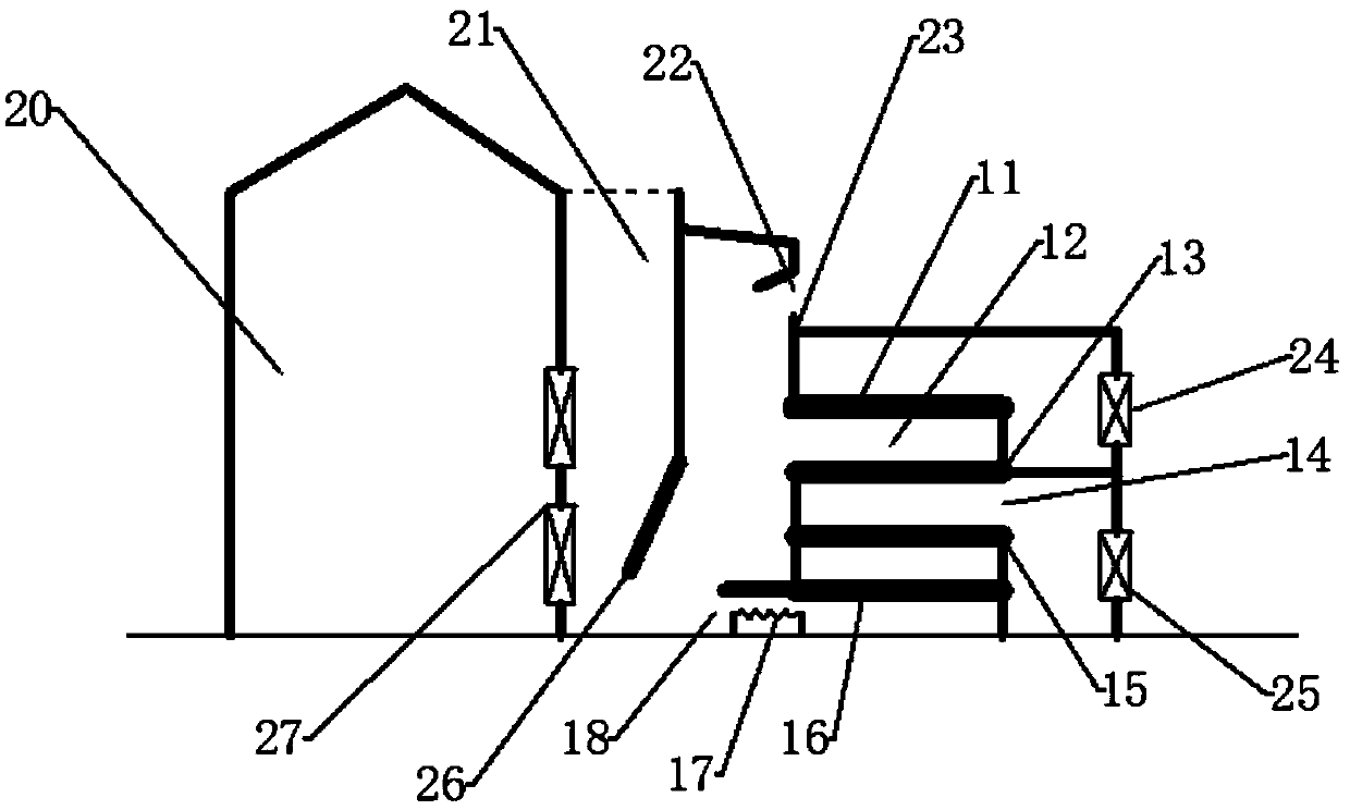 Facility and method for treating chicken manure through combination of drying and sterilization