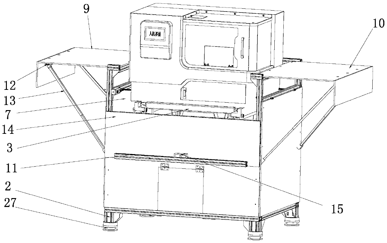 A packing box that can be lifted and unloaded