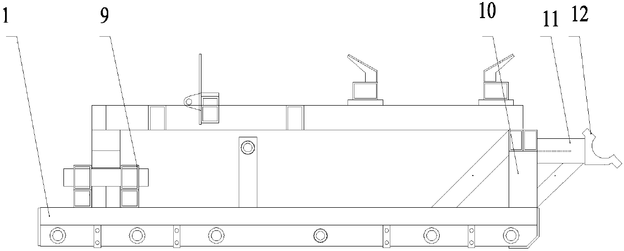 Lower rack solder of harvester