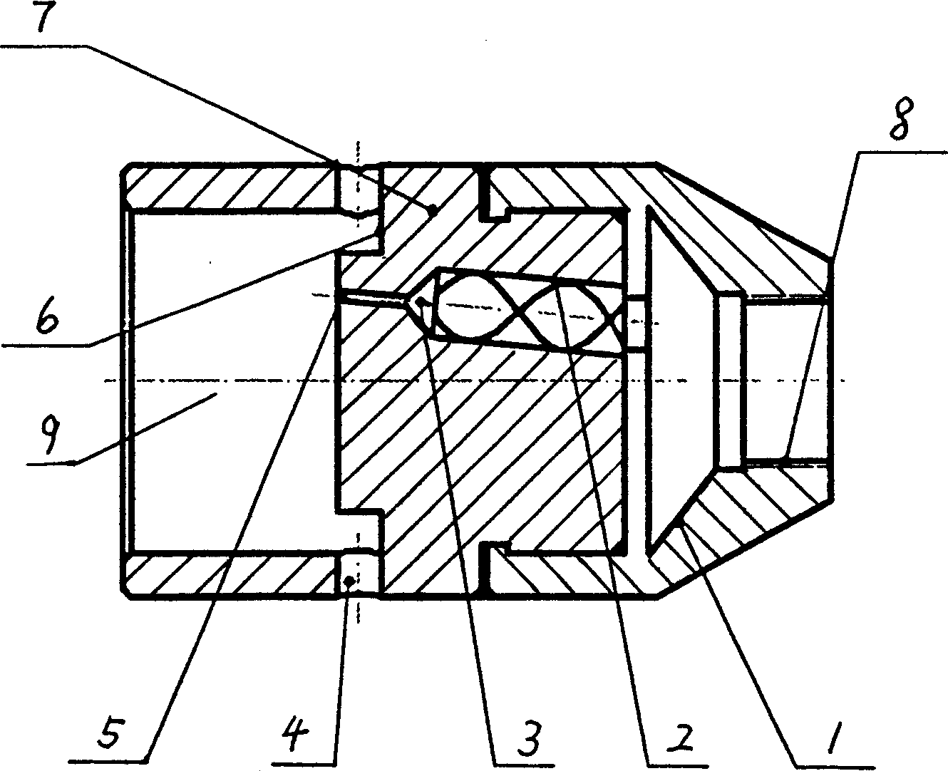 Cyclone fine mist spray head