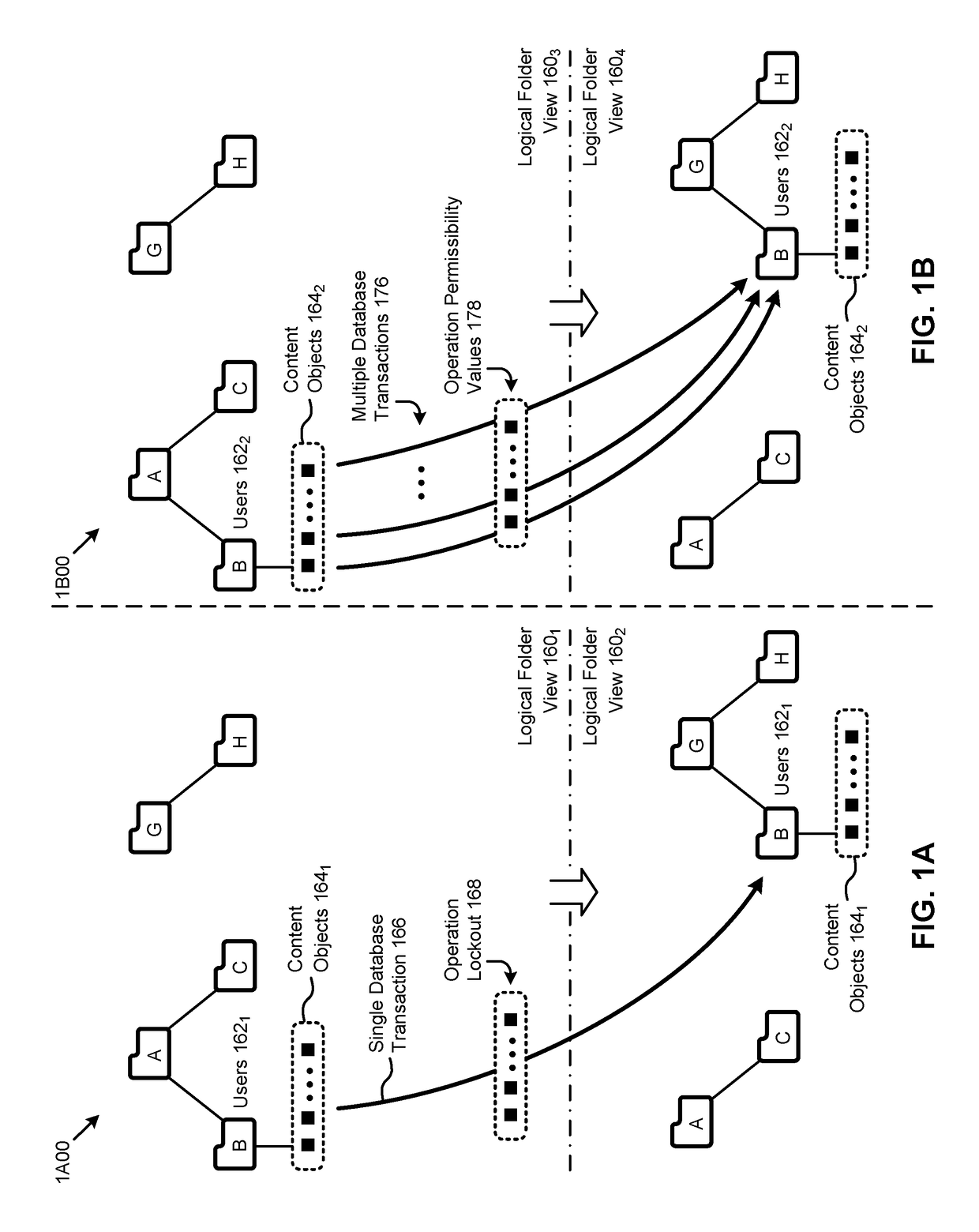 Large folder operations in a collaborative cloud-based environment