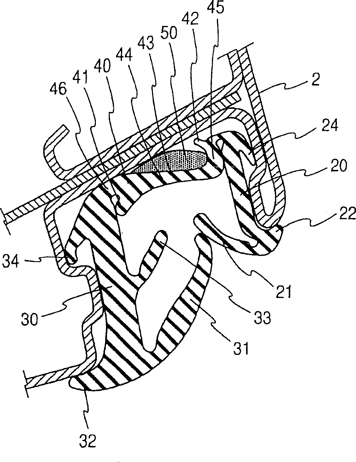 Glass run for automobile