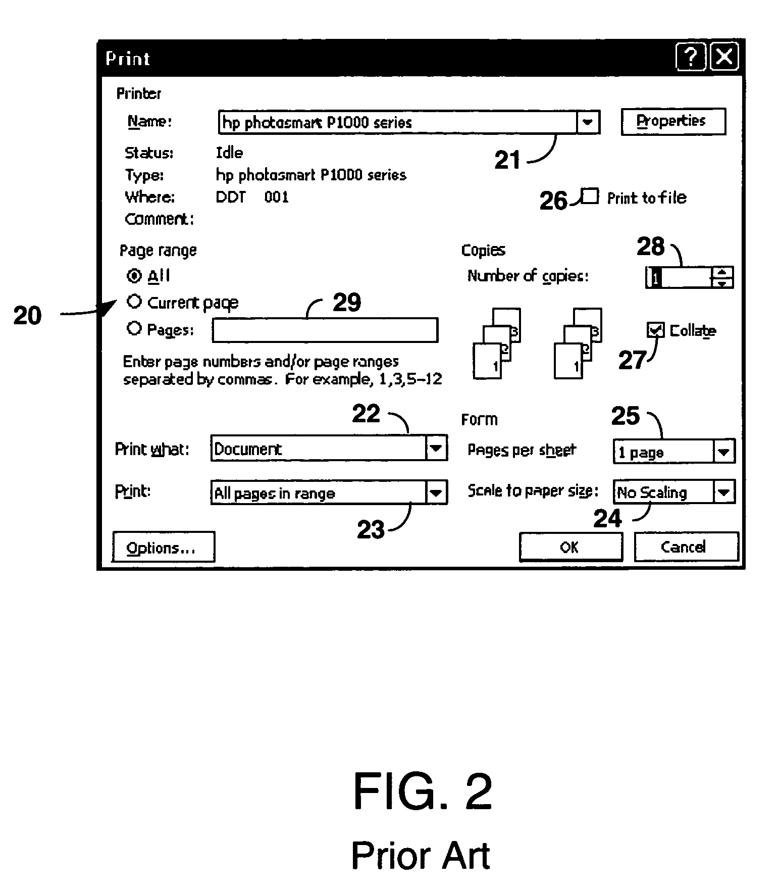 Programmatically specifying the state of graphical user interface (GUI) controls