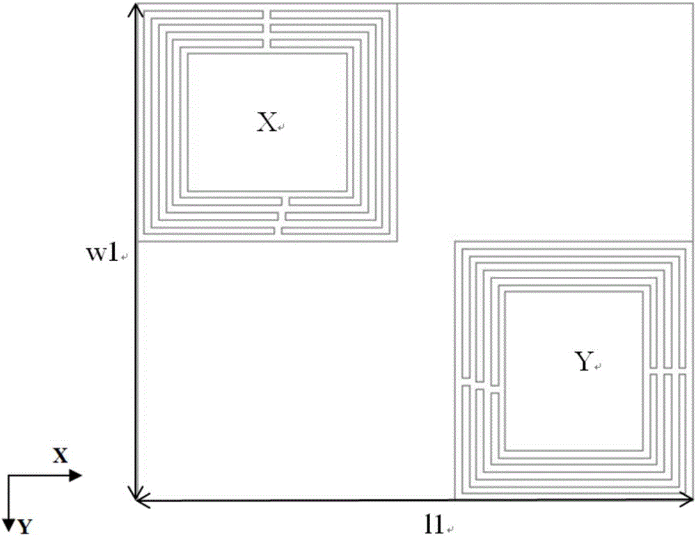 Coaxial rectangle ring-based dual-polarized chipless RFID tag antenna