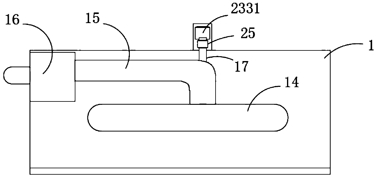 Oscillation type drying system used for non-woven fabric production