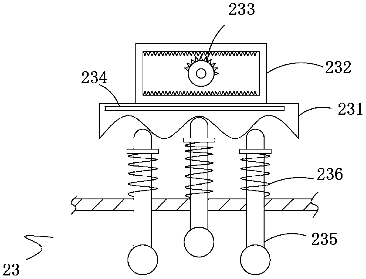 Oscillation type drying system used for non-woven fabric production