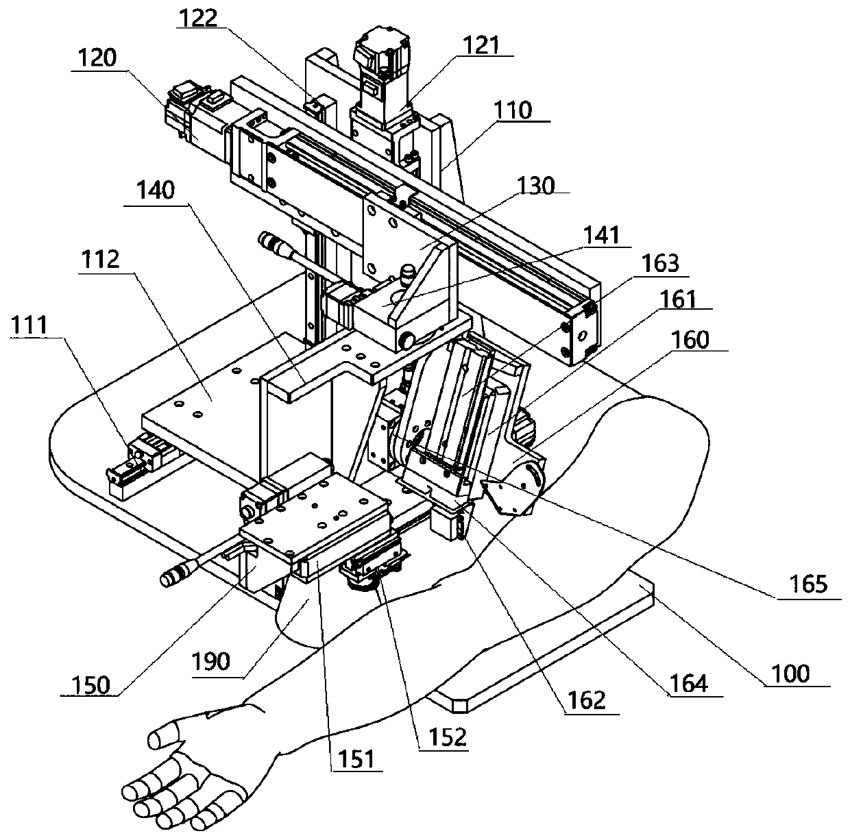 Non-contact blood sampling device and control method thereof