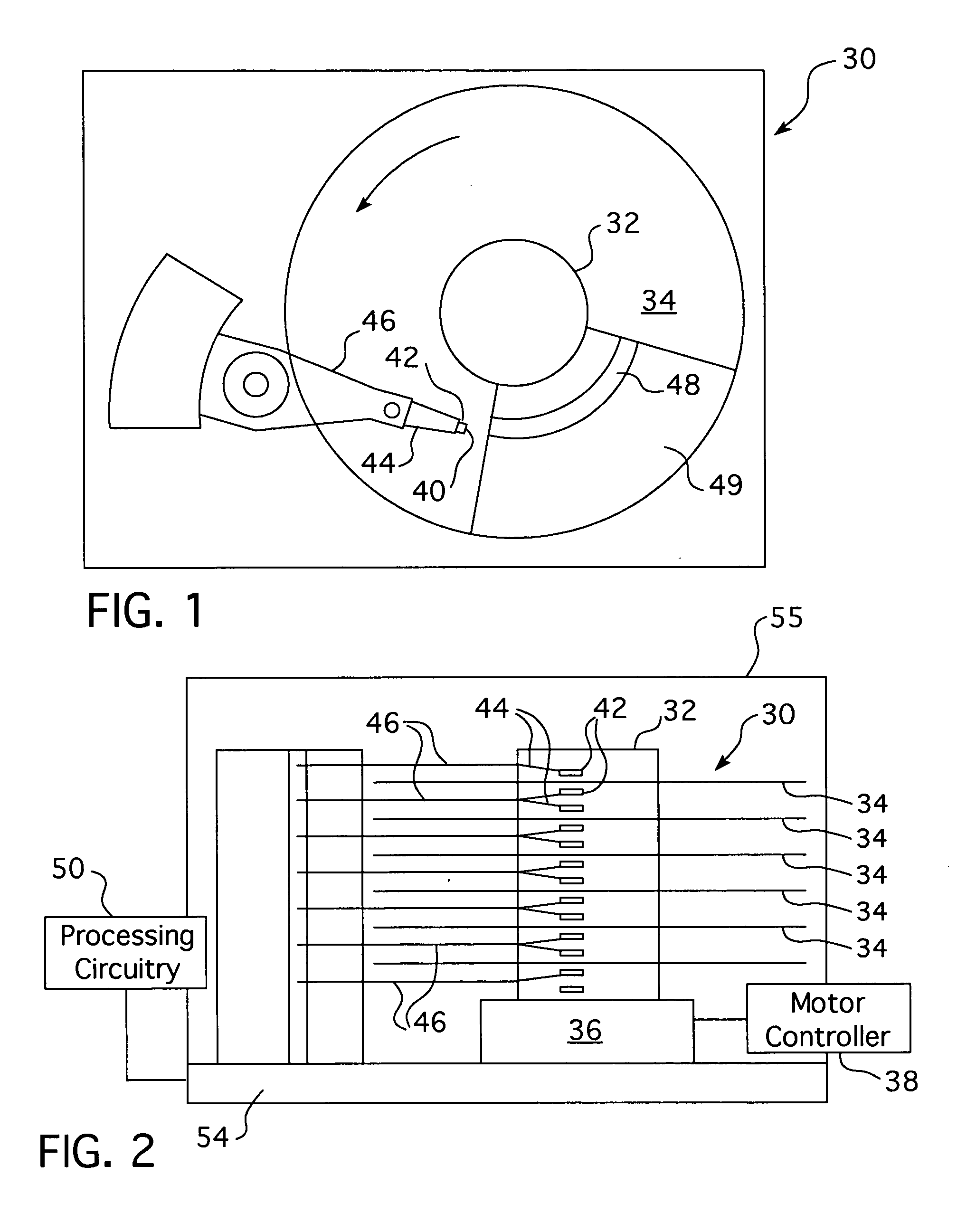 Device with waveguide defined by dielectric in aperture of cross-track portion of electrical conductor for writing data to a recording medium