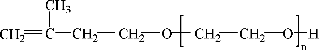 Polycarboxylic acid water reducing agent suitable for high-strength self-compacting concrete and preparation method of polycarboxylic acid water reducing agent