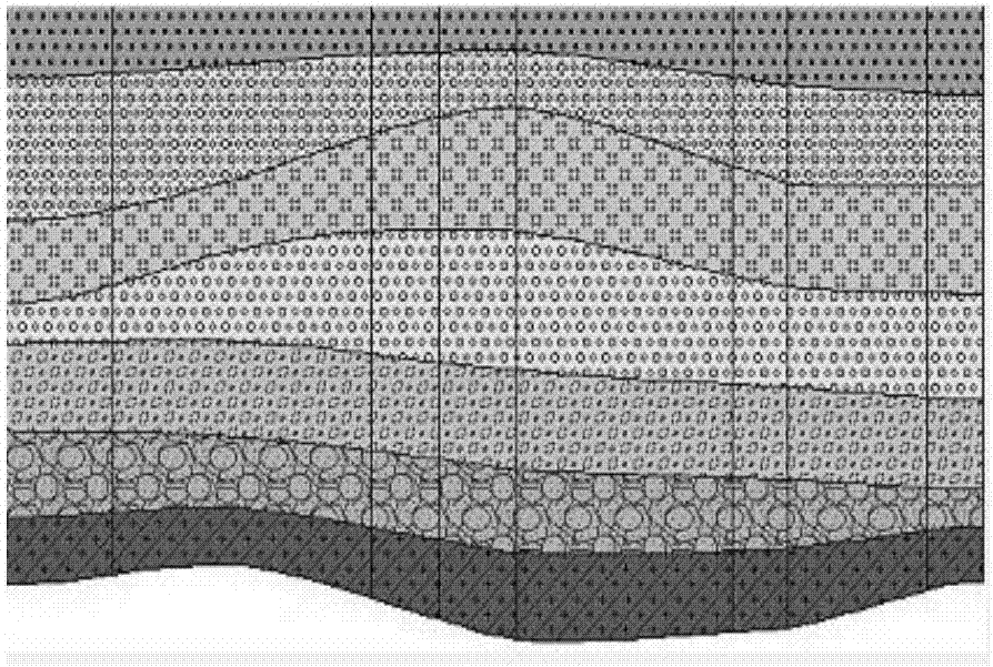 Method for vectorization of reservoir geological section map