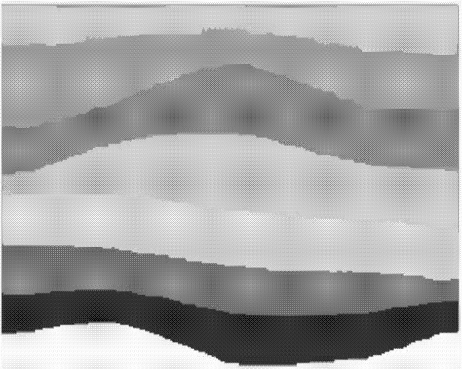 Method for vectorization of reservoir geological section map