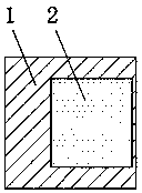 Safety recovering device for construction material excess material