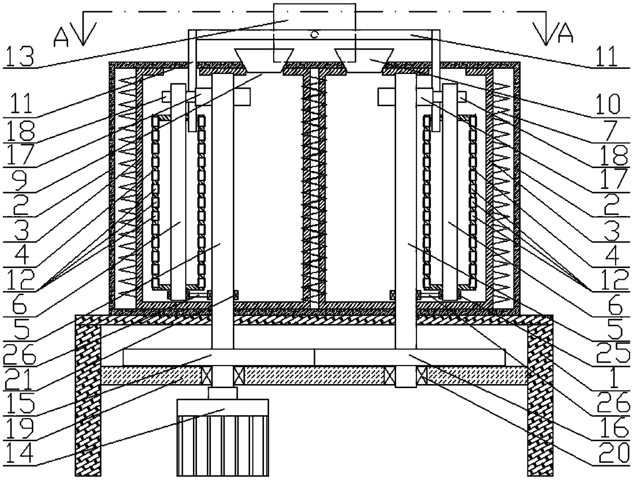 Traditional Chinese medicinal material peeling machine