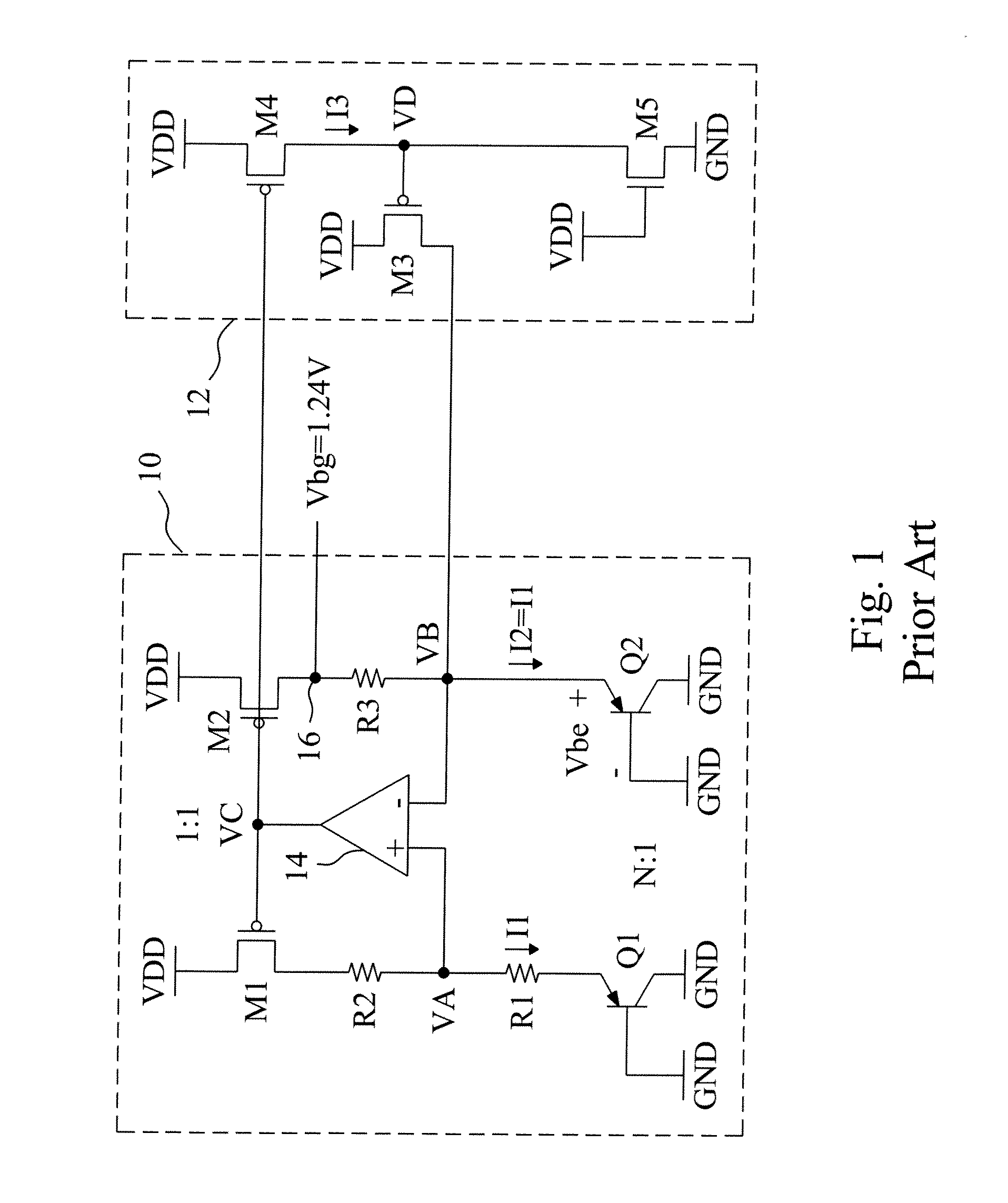 Fast start-up low-voltage bandgap reference voltage generator