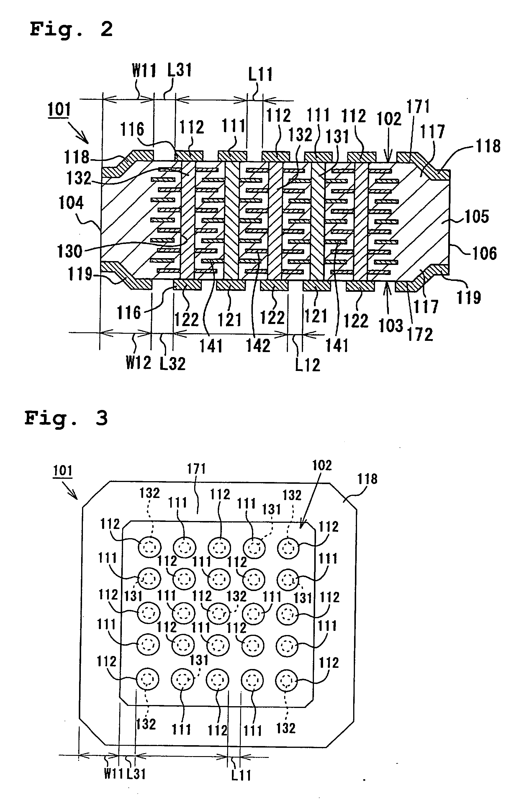 Wiring board and ceramic chip to be embedded