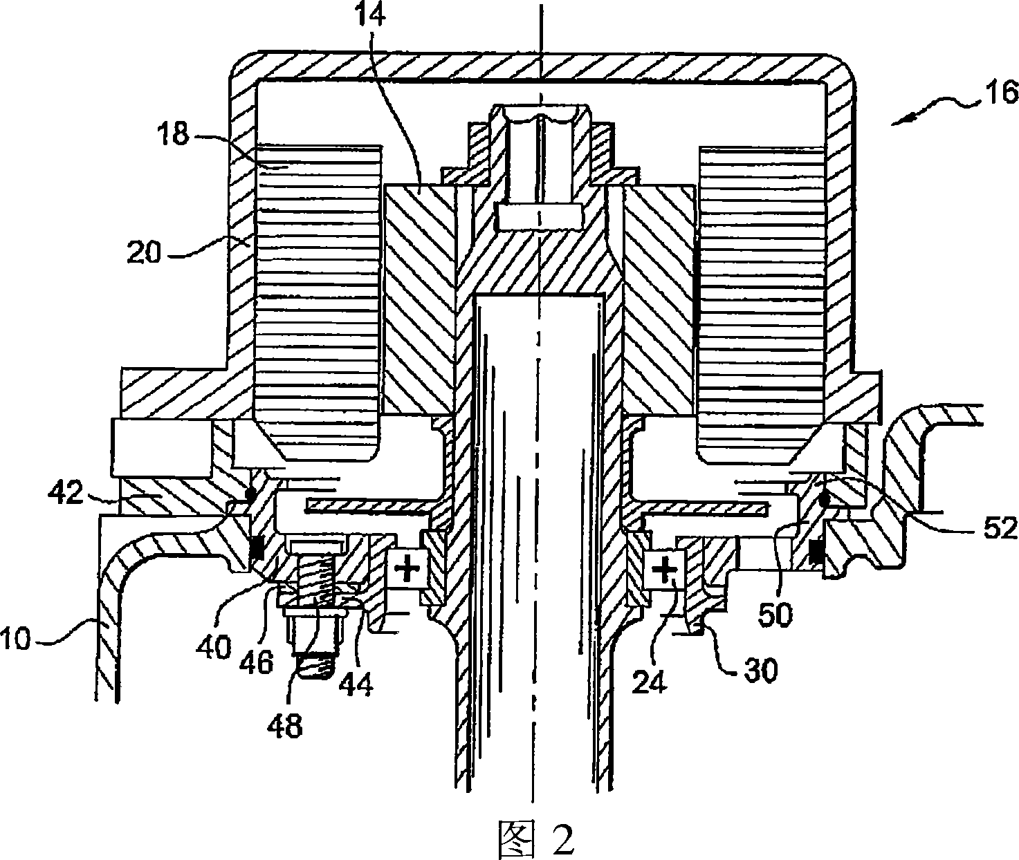 Box accessory in an airplane engine