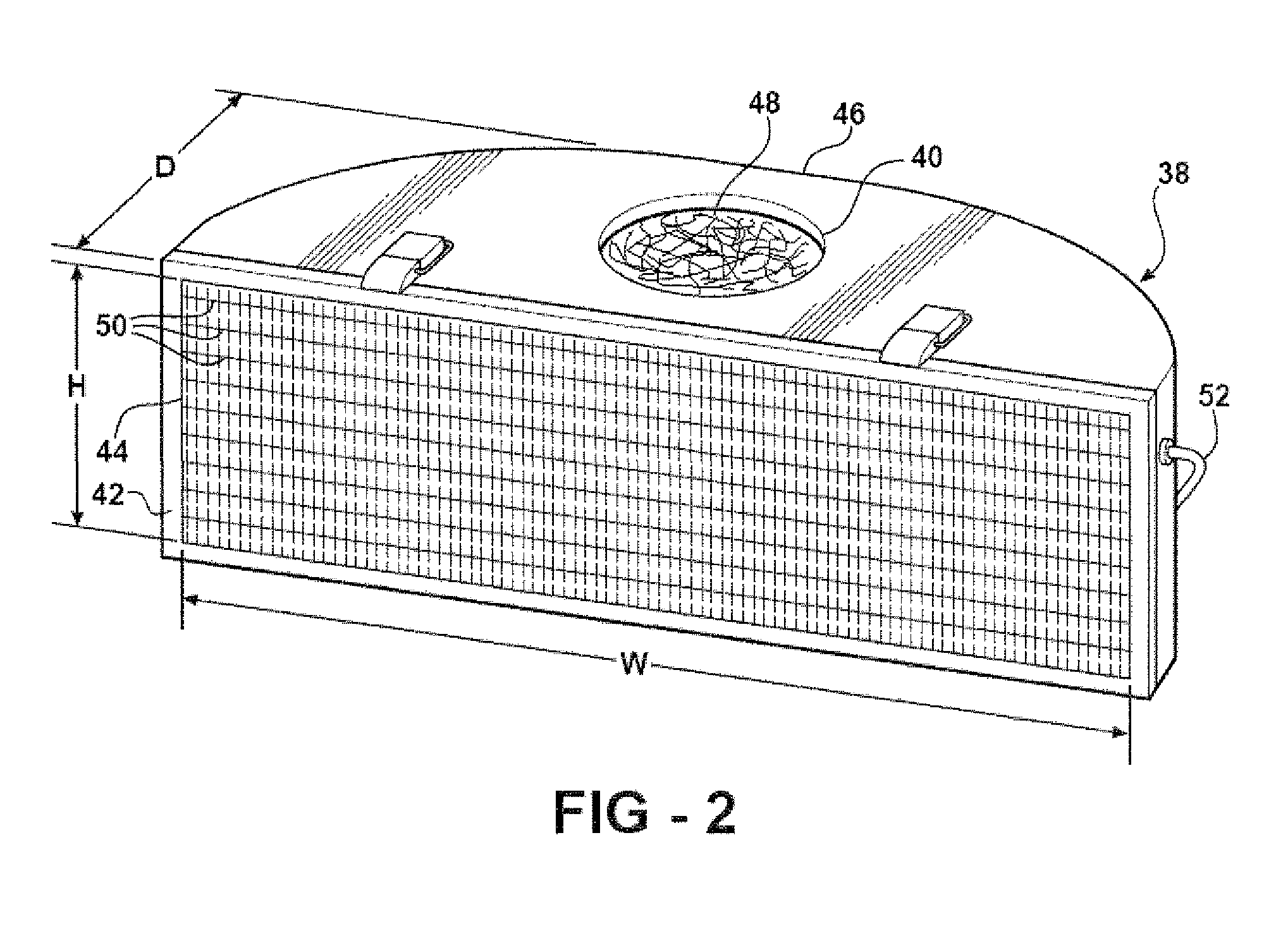 Positionable back draft assembly