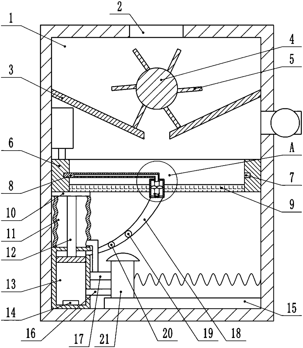 Seed drying device