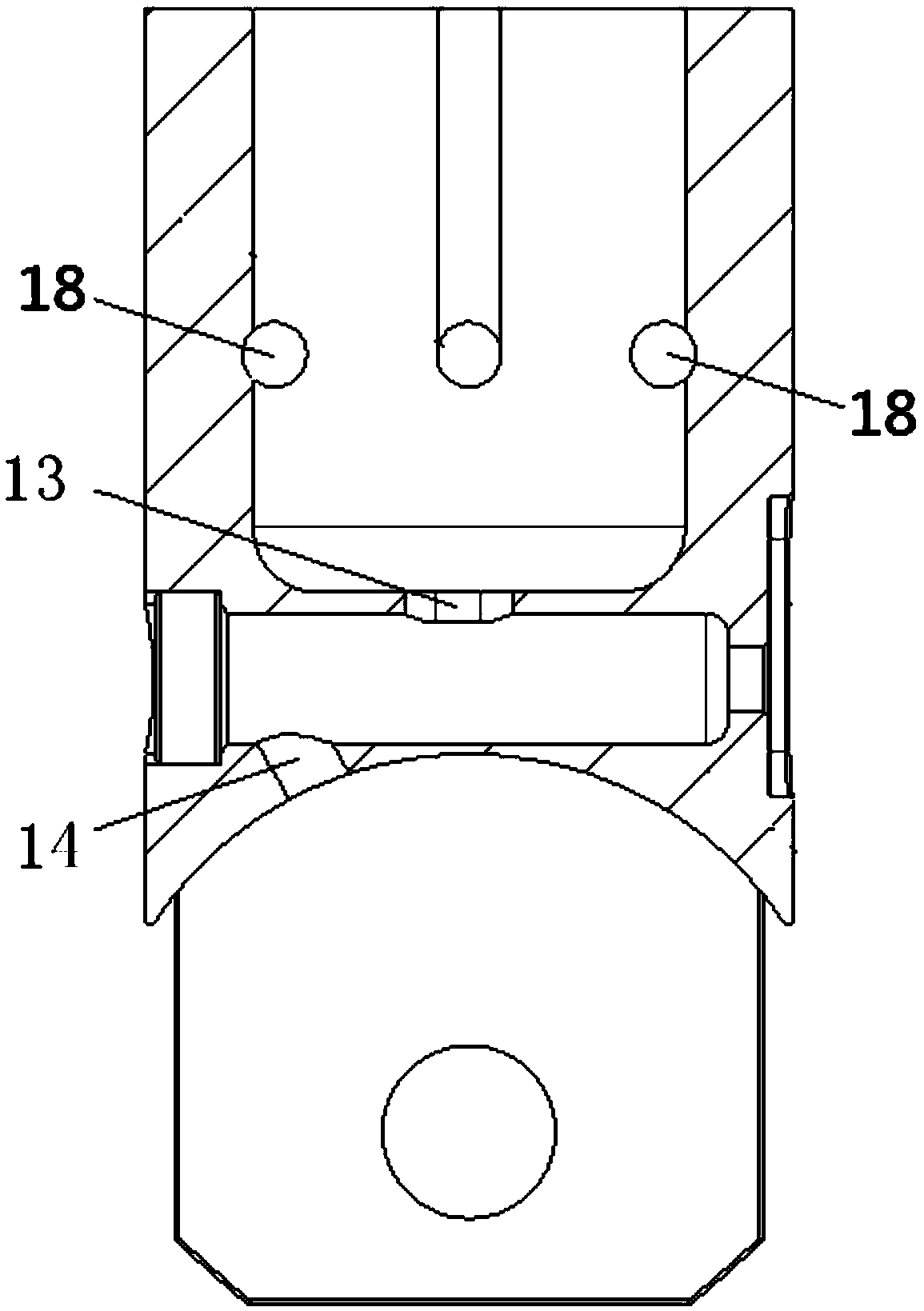 A kind of engine and its braking mechanism