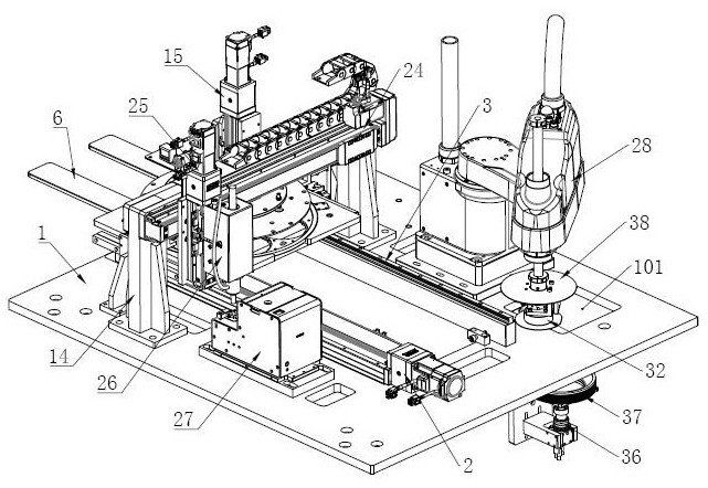 A wafer automatic loading device